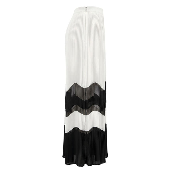 Trussardi Jeans White Polyester Women Skirt