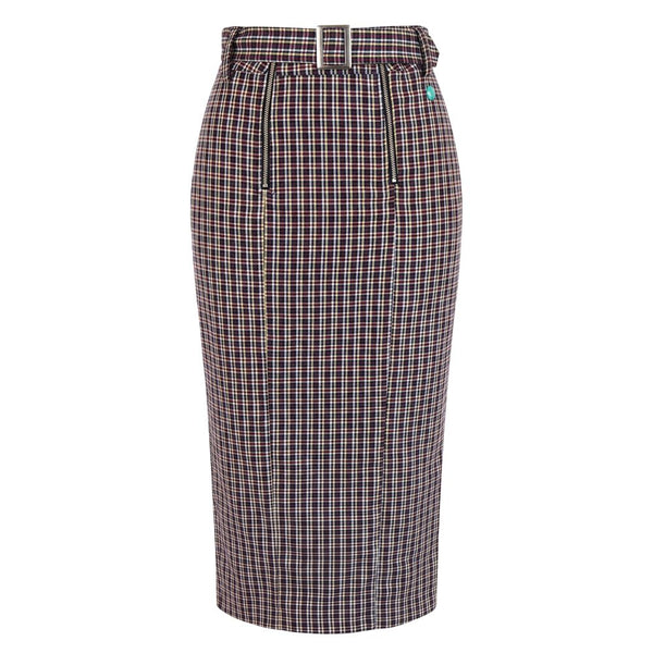 Trussardi Jeans Black Cotton Women Skirt