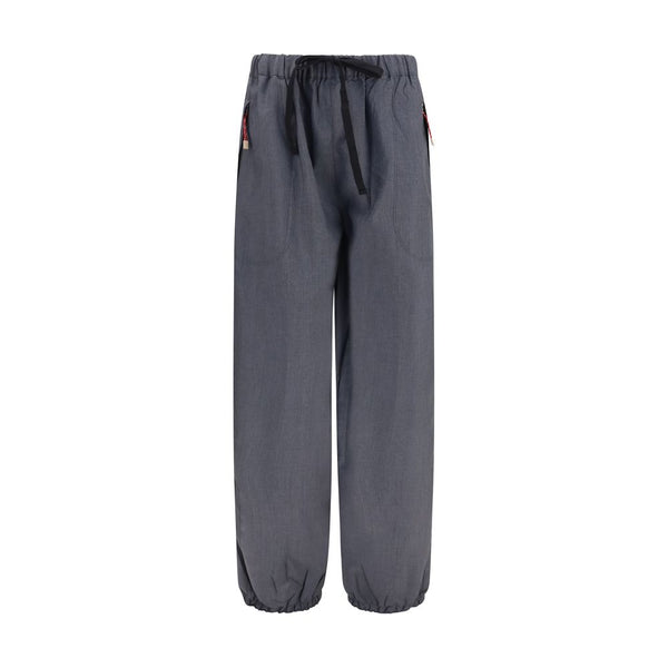 Prada Gray Wool Oves Aries Casual Pants