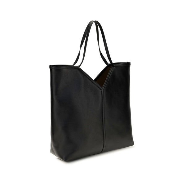 Saint Laurent Black Calf Leather Bos Taurus Shoulder Bag