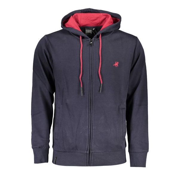 U.S. Grand Polo Blue Cotton Men Sweatshirt