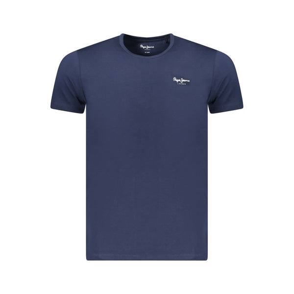 Pepe Jeans Blu Cotton Men T-Shirt