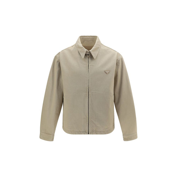 Prada Beige Cotton Denim Jacket
