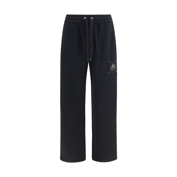 Moose Knuckles Black Cotton Casual Pants
