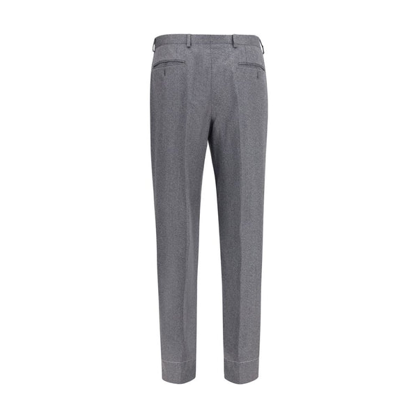 Brioni Gray Wool Oves Aries Casual Pants
