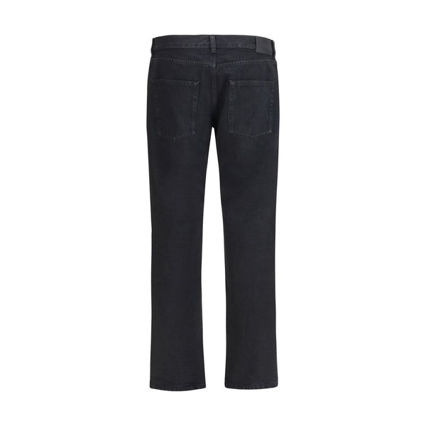 Saint Laurent Black Cotton Slim Fit Jeans