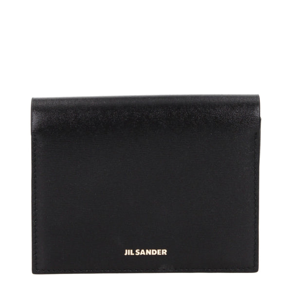 Jil Sander Black Leather Cardholder