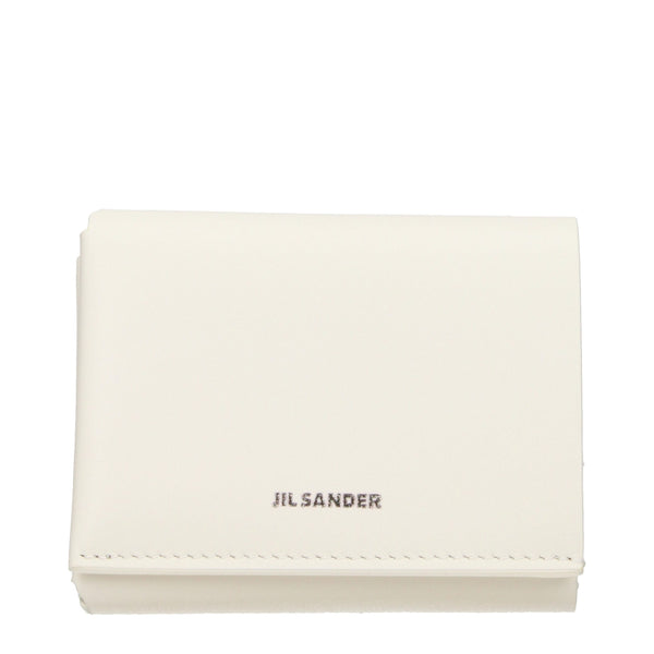 Jil Sander Beige Leather Wallet