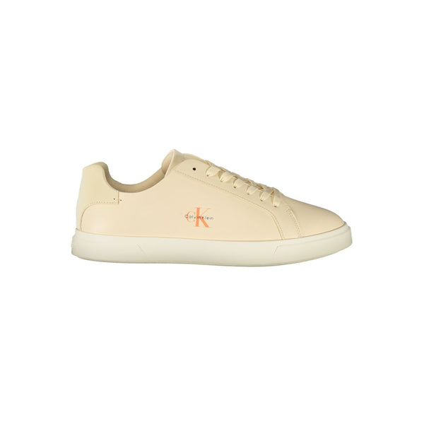 Calvin Klein Beige Polyurethane Women's Sneaker