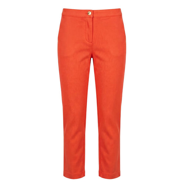 Trussardi Jeans Orange Cotton Women's Pant