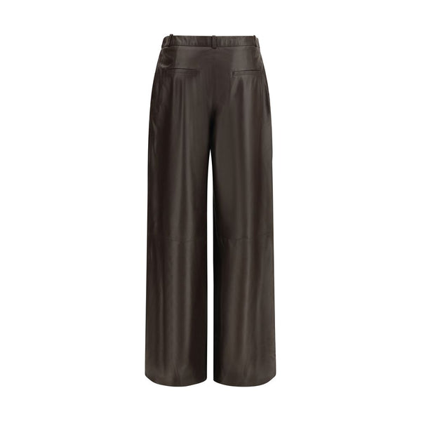 Arma Brown Leather Pants