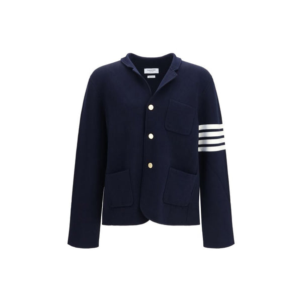 Thom Browne Blue Wool Oves Aries Full-Length Jacket