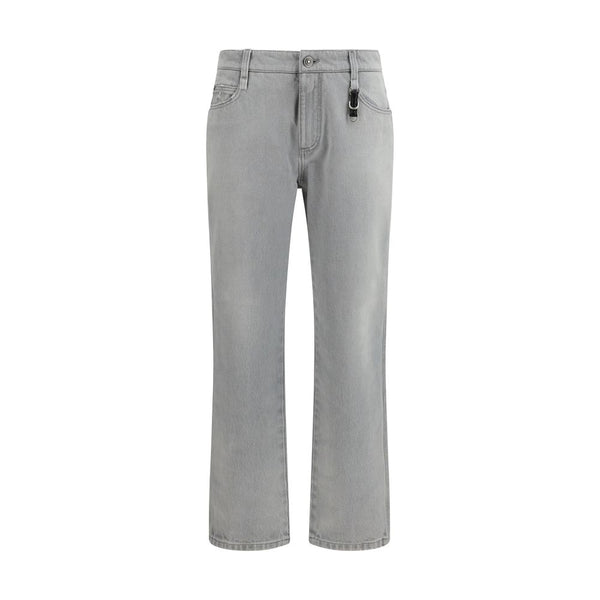 Ermanno Scervino Gray Cotton Boyfriend Jeans