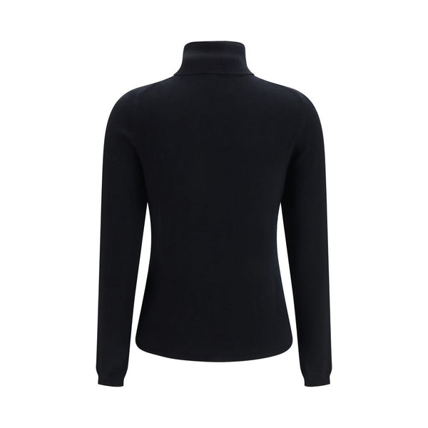 Allude Black Cashmere Turtleneck