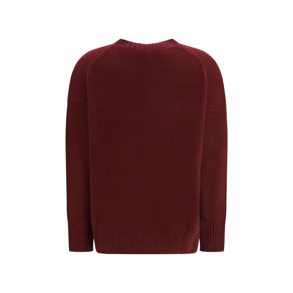 Allude Bordeaux Cashmere Sweatshirt