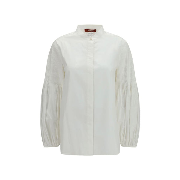 Max Mara White Cotton Blouse