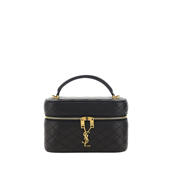 Saint Laurent Black Lamb Ovis Aries Shoulder Bag