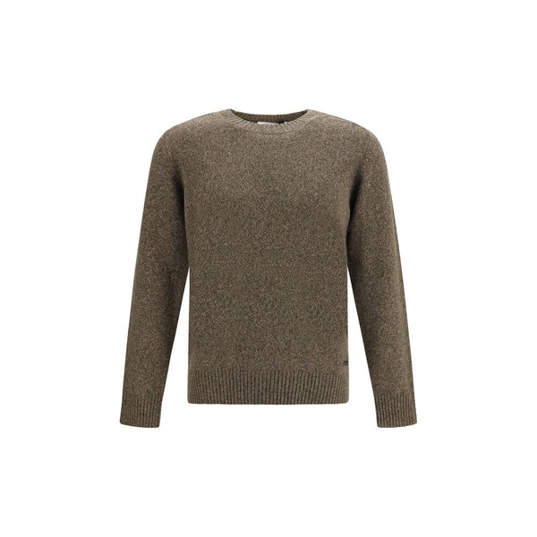 Brooksfield Brown Wool Oves Aries Sweatshirt