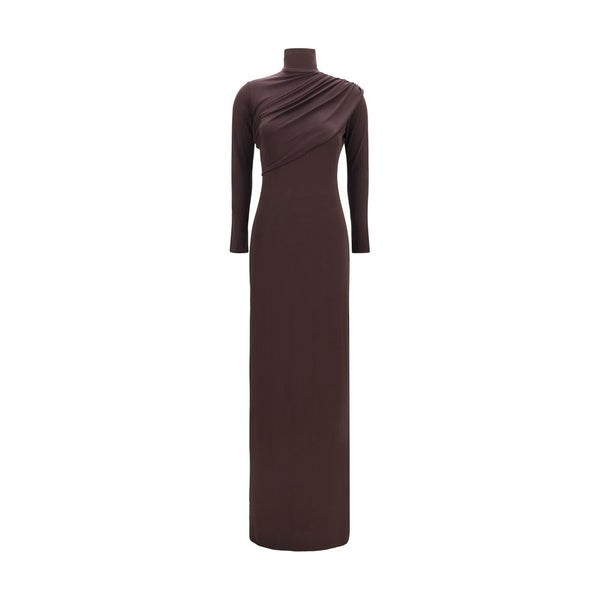 Courrèges Brown Viscose Casual Dress