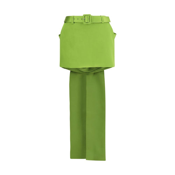 Self-Portrait Bicolor Polyester Mini Skirt