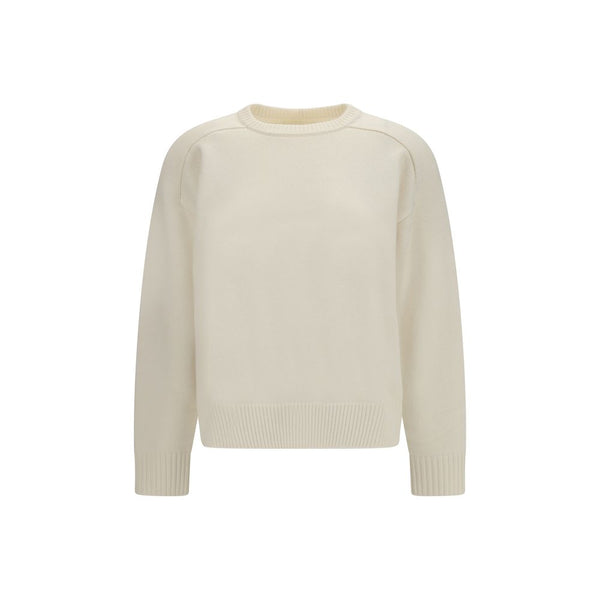 Loulou De Saison White Wool Oves Aries Sweatshirt