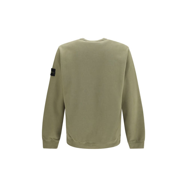 Stone Island Bicolor Cotton Sweatshirt