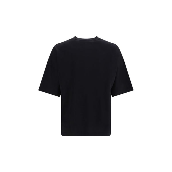 Palm Angels Black Cotton T-Shirt