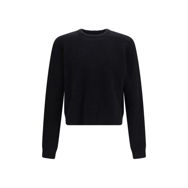 Rick Owens Black Alpaca Vicugna Pacos Sweatshirt