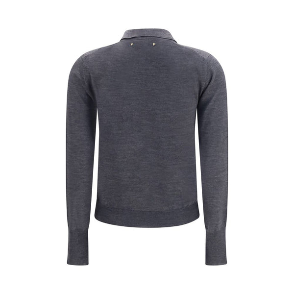 Golden Goose Gray Wool Oves Aries Shirt