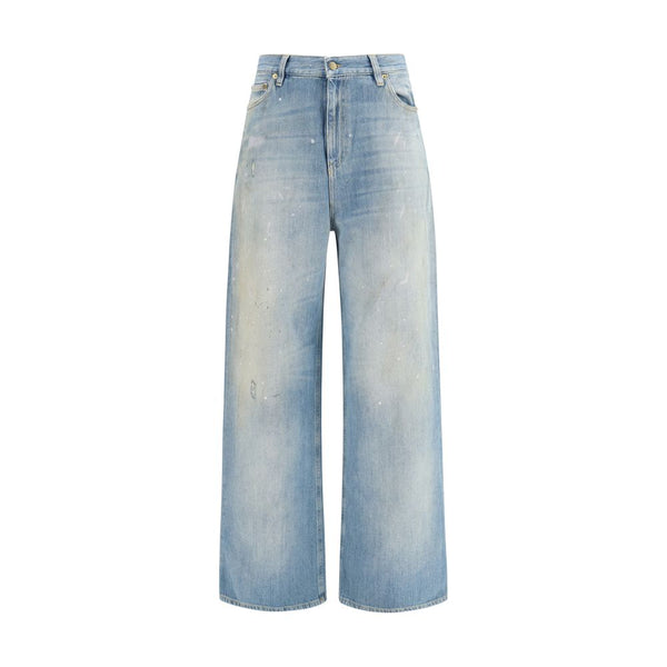 Golden Goose Blue Cotton Boyfriend Jeans