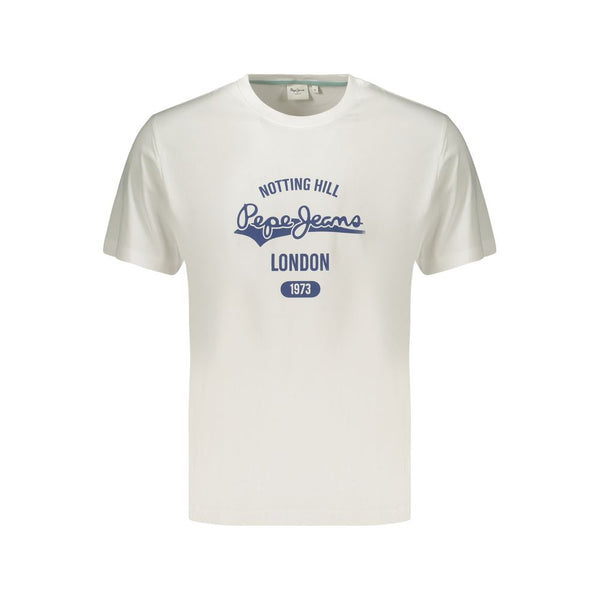 Pepe Jeans White Cotton Men's T-Shirt