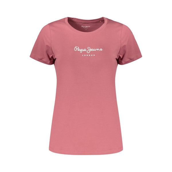 Pepe Jeans Pink Cotton Women's T-Shirt