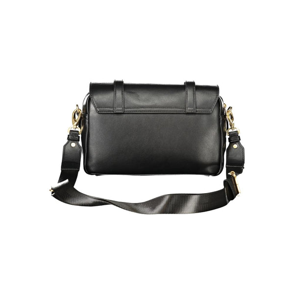 Mario Valentino Black Polyurethane Women's Bag