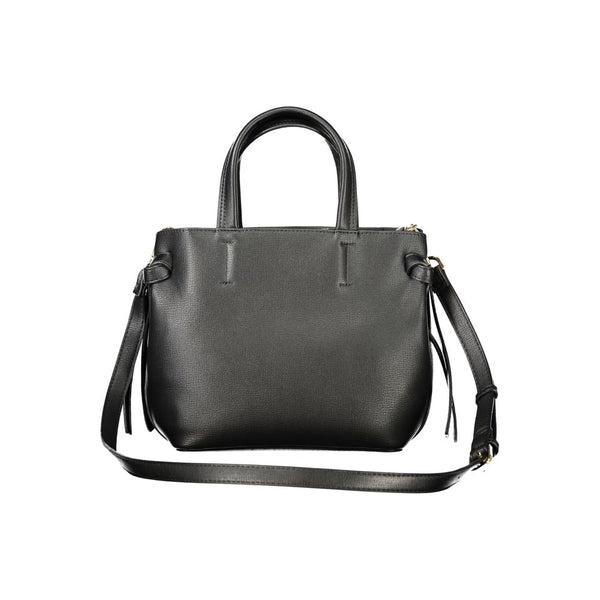 Mario Valentino Black Polyurethane Women's Bag