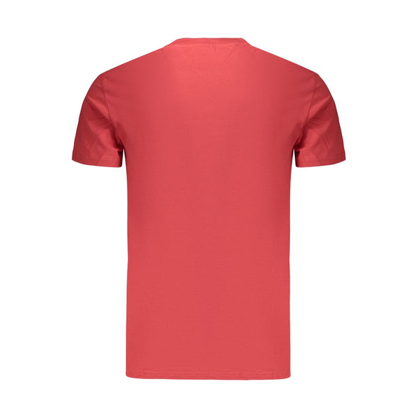Tommy Hilfiger Red Cotton Men's T-Shirt
