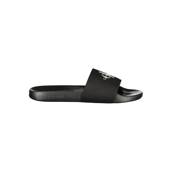 Calvin Klein Black Polyester Men's Slipper