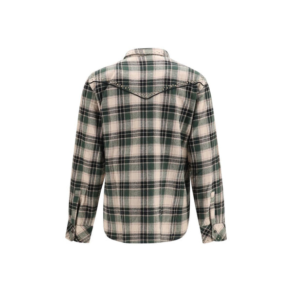 P.A.R.O.S.H. Bicolor Cotton Pattern Shirt