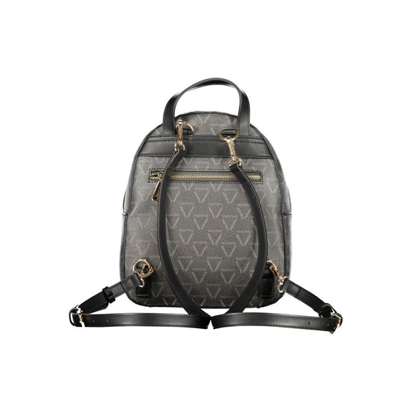Mario Valentino Black Polyurethane Women's Backpack