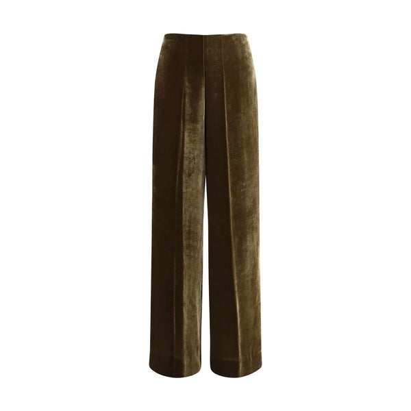 P.A.R.O.S.H. Brown Viscose Casual Pants