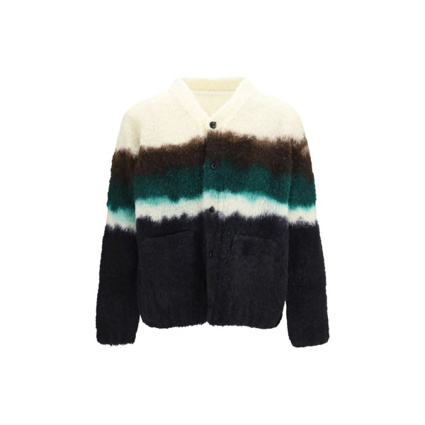 Sacai Multicolor Wool Oves Aries Cardigan