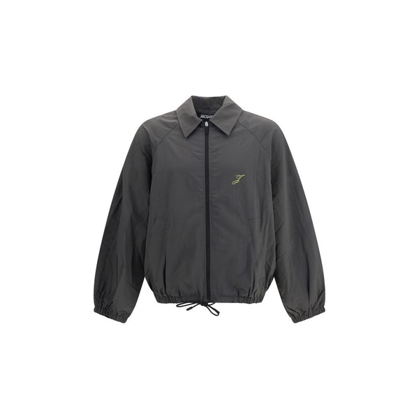 Jacquemus Gray Polyamide Full-Length Jacket