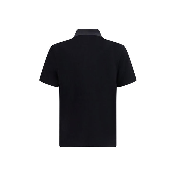 Moose Knuckles Black Cotton Polo Shirt