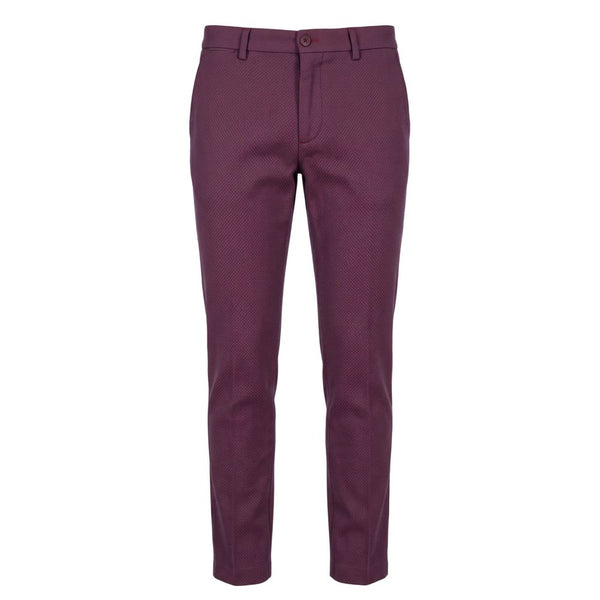 Trussardi Jeans Red Cotton Men Pants
