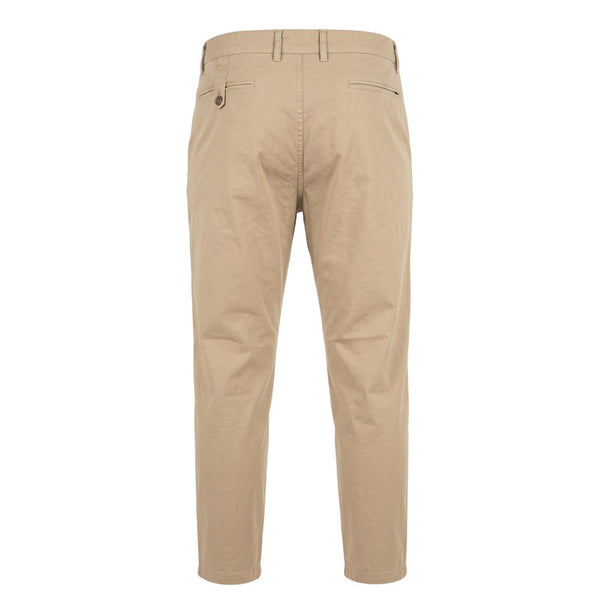 Trussardi Jeans Beige Cotton Men Pants