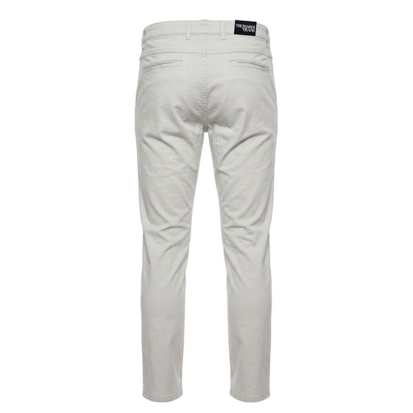 Trussardi Jeans Grey Cotton Men Pants