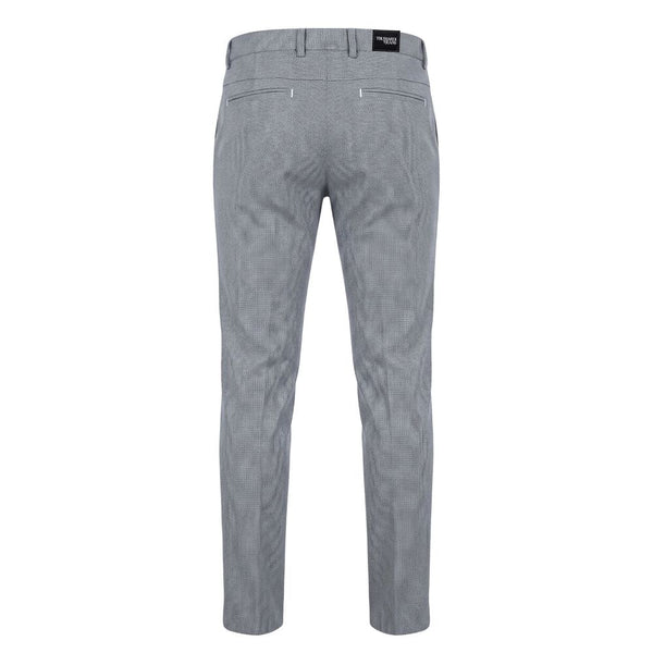 Trussardi Jeans Blue Flax Men Pant