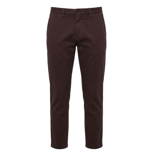 Trussardi Jeans Brown Cotton Men's Pants