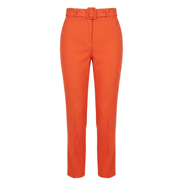 Trussardi Orange Viscose Women Pants