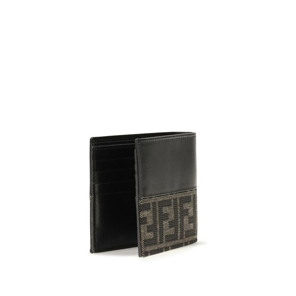 Fendi Brown Calf Leather Bos Taurus Wallet