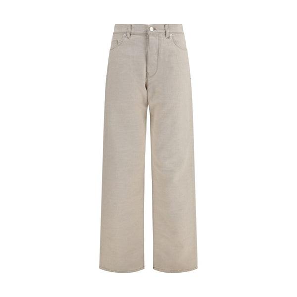 Fendi Beige Cotton Jeans Denim